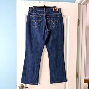 Levi's curvy boot cut jeans
